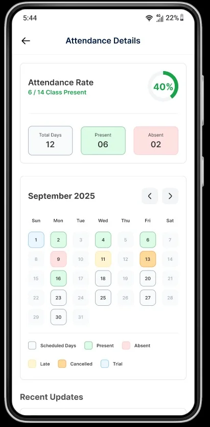 Push Sports App Leaderboard Preview